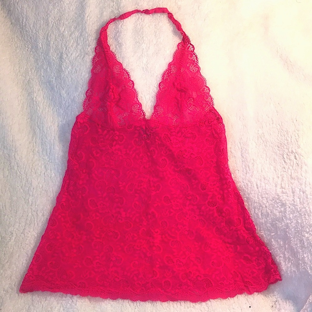 Hot Pink Victoria’s Secret Lace Nightie